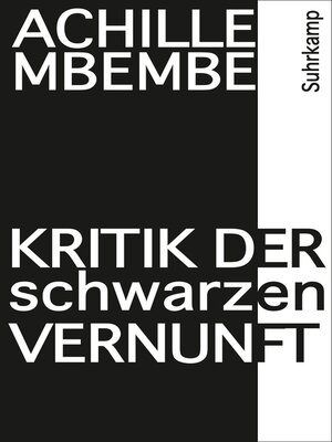 cover image of Kritik der schwarzen Vernunft